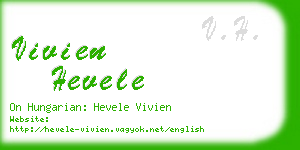 vivien hevele business card